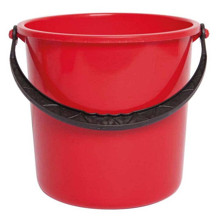 Galeata rosie din plastic, 5 L