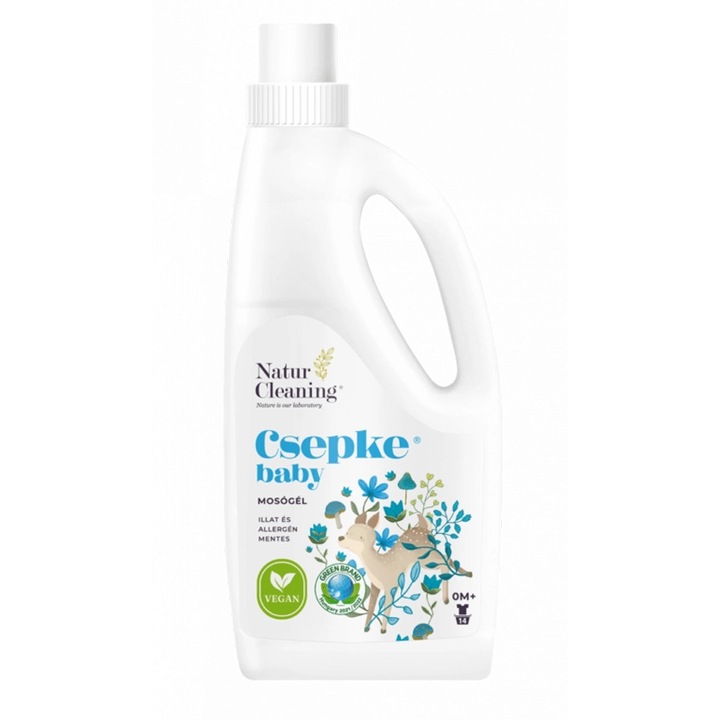 Csepke Baby allergénmentes mosógél 0m+ 1000ml