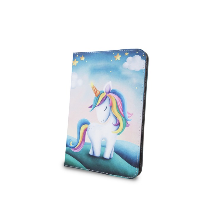 Carcasa universala pentru tablete cu model „Unicorn” de 7"-8".