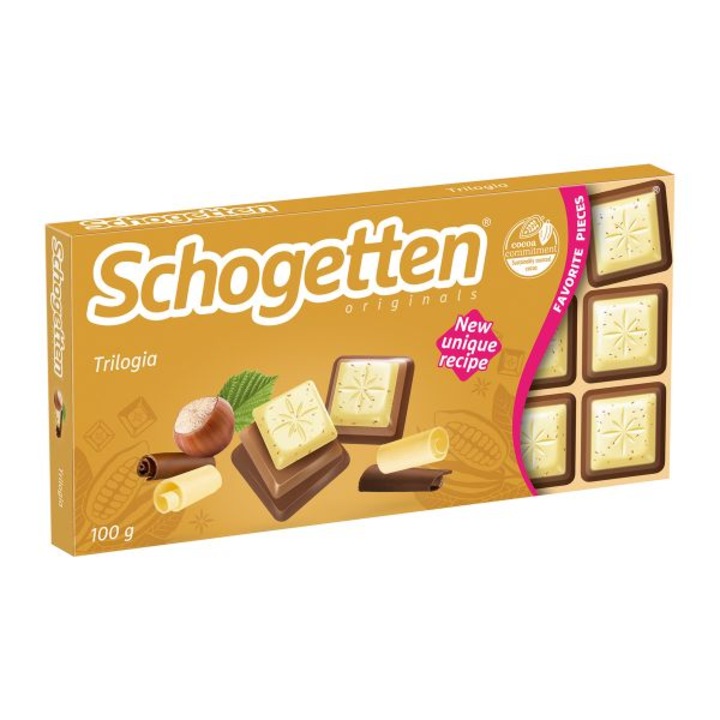 Ciocolata Schogetten Trilogia, 100 g