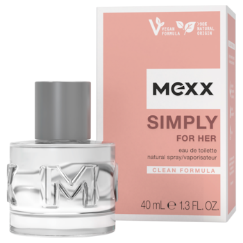 Apa de toaleta Mexx Simply for Her, Femei, 40 ml