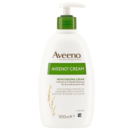Crema hidratanta cu ovaz coloidal pentru piele uscata si sensibila, Aveeno Cream, 500ml