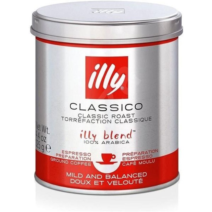 Illy classico őrölt kávé 125g