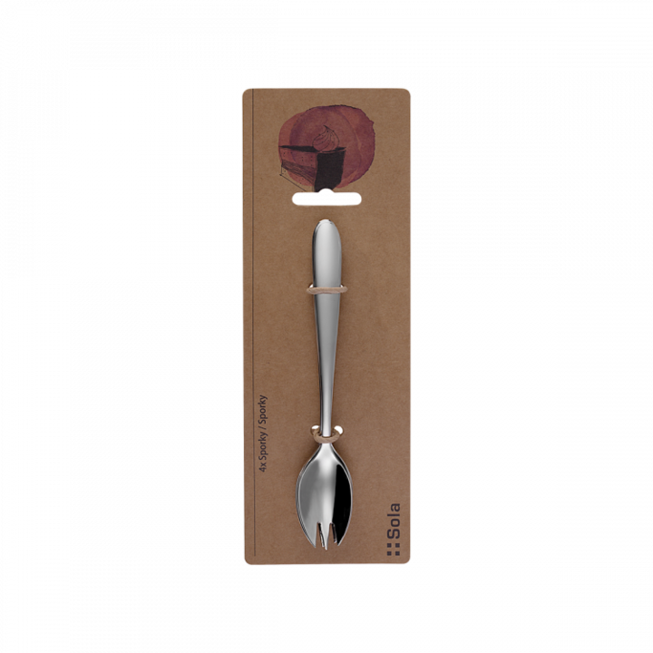 Set tacamuri Spork 4bucati, Sola, 129352, Inox