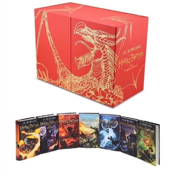 Set Harry Potter Box, The Complete Collection Hardback, J.K. Rowling, Limba Engleza