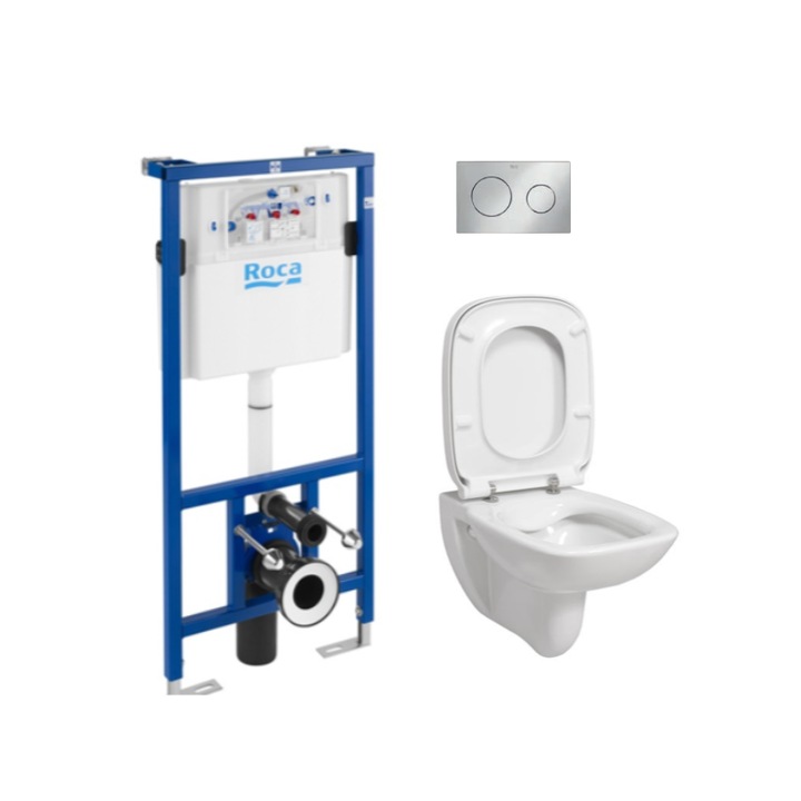 Set WC Suspendat Roca Debba 355x540 mm 6