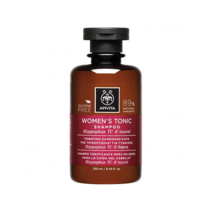 Sampon tonifiant pentru femei impotriva caderii parului, Apivita, 250 ml