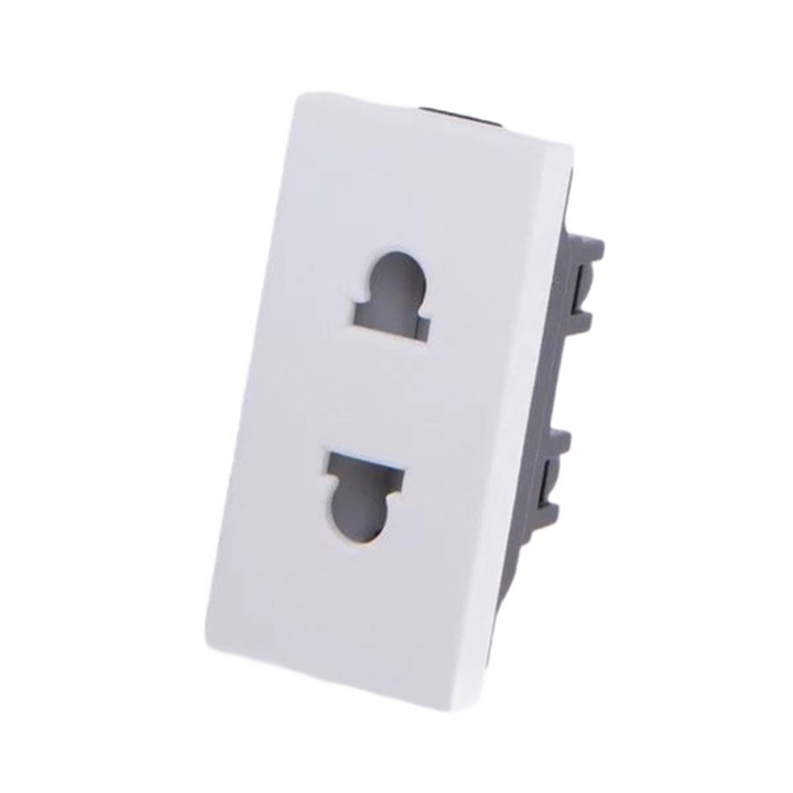 Priza italiana 16A alb 1M