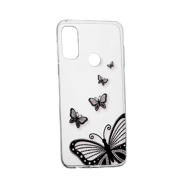 Силиконов калъф Unique за Alcatel 3X, Butterfly, Transparent TR 79