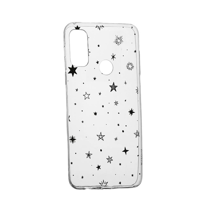 Силиконов калъф Unique за Alcatel 3X, Stars, Transparent TR 143