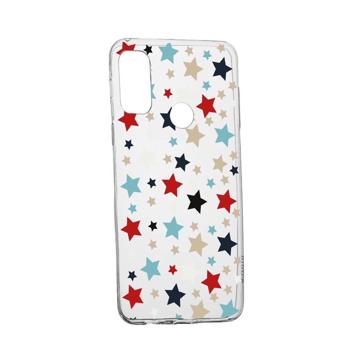 Силиконов калъф Unique за Huawei P Smart (2020), Stars, Transparent TR 146