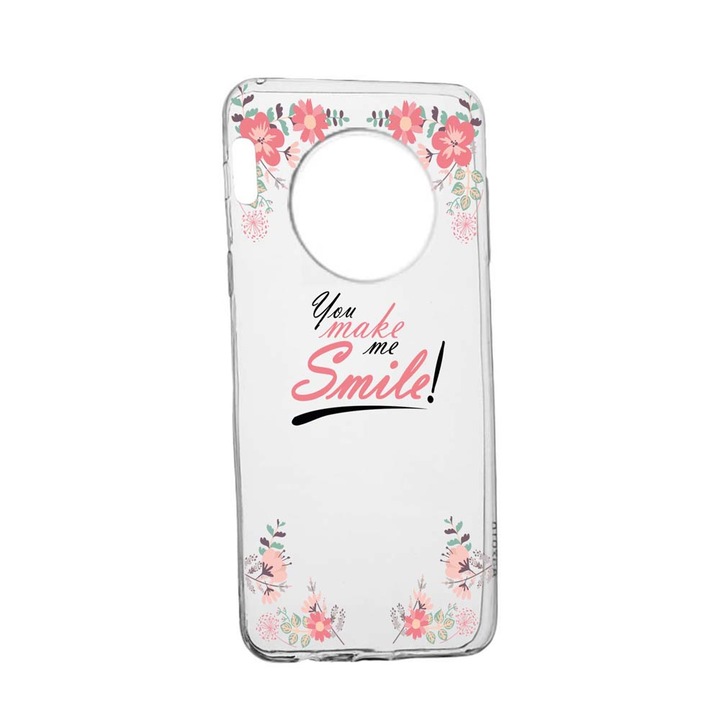 Силиконов калъф Unique за Honor Magic4 Pro, You Make Me Smile, Transparent TR 4