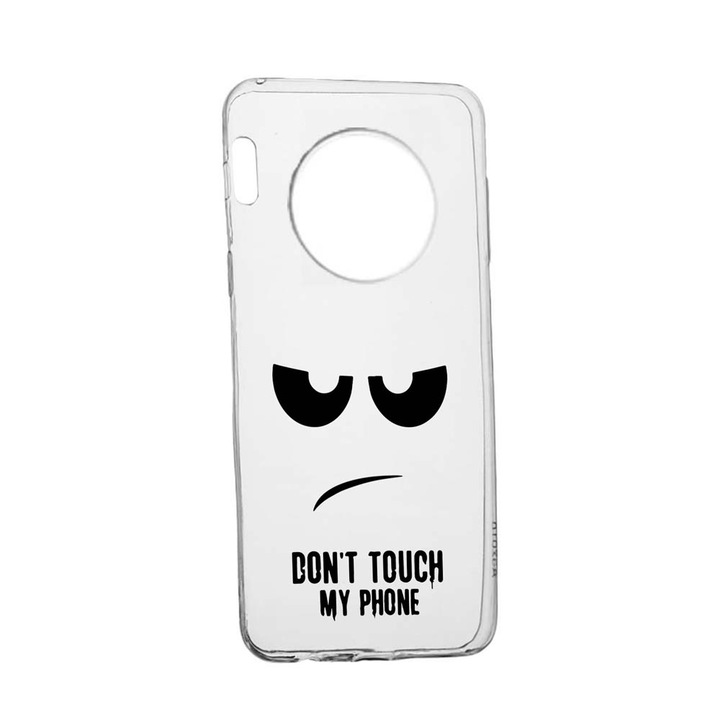Силиконов калъф Unique за Honor Magic4 Pro, Don't Touch My Phone, Transparent TR 90