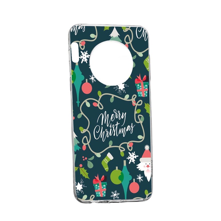 Силиконов калъф Unique за Honor Magic4 Pro, Merry Christmas, Transparent TR 6