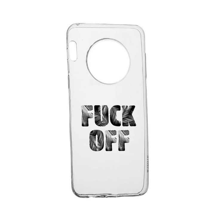 Силиконов калъф Unique за Honor Magic4 Pro, Fu Off, Transparent TR 139
