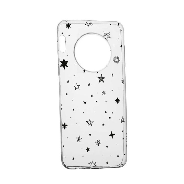 Силиконов калъф Unique за Honor Magic4 Pro, Stars, Transparent TR 143