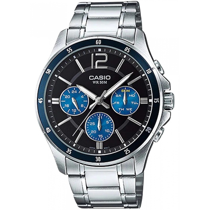 Мъжки часовник Casio, Collection MTP-13, MTP-1374D-2A
