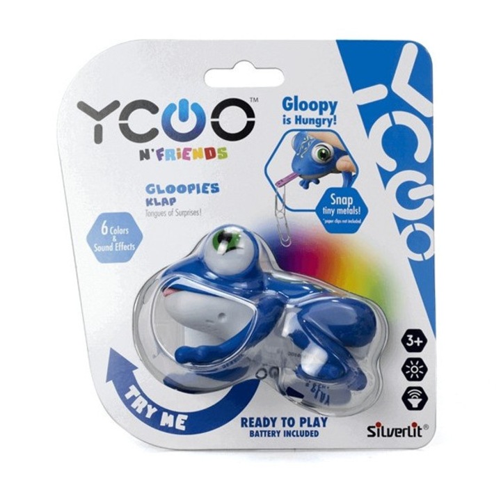Ycoo Gloopies kék béka játék – fények, hangok