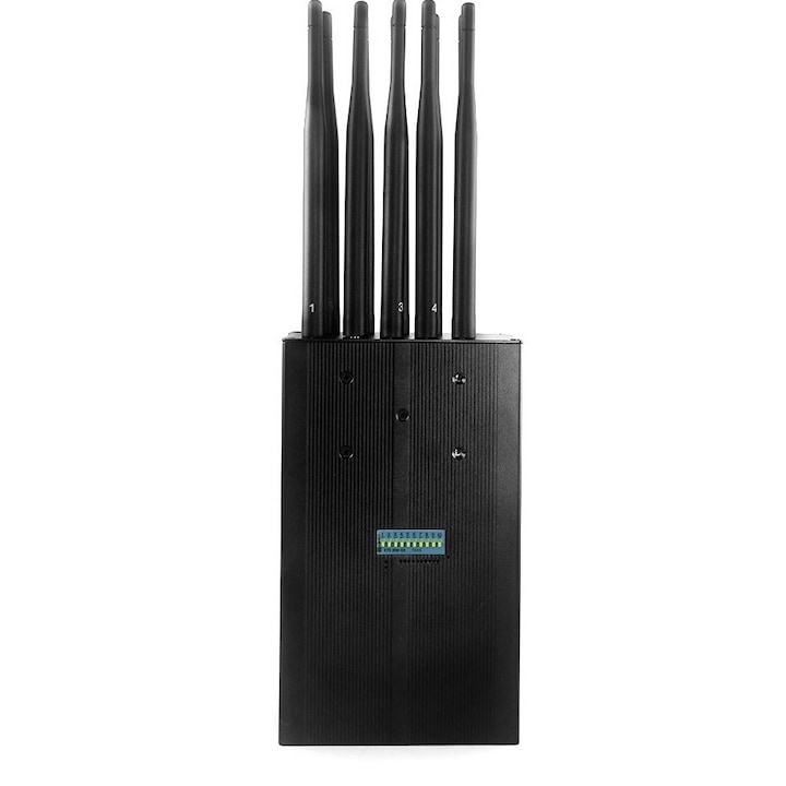 GSM + WIFI + GPS 10 antennás jammer blokkoló zavaró blocker