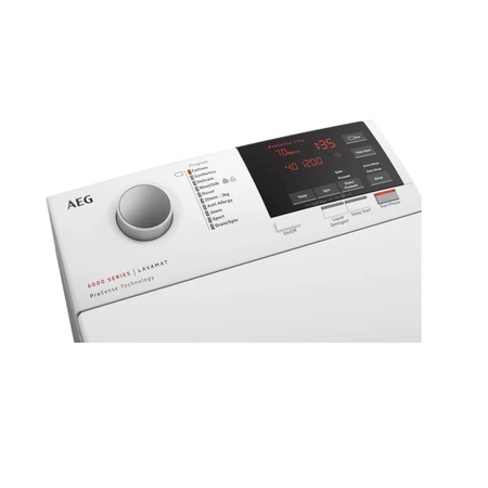 Masina de spalat rufe cu incarcare verticala AEG LTN6G271E, 7 Kg, Clasa E, 1200 rpm, ProSense, SoftPlus, Alb