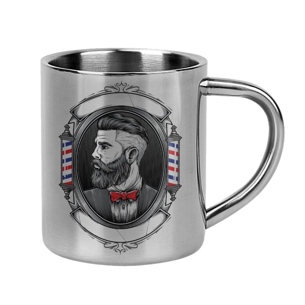 Cana Barber shop, Inox, 300 ml, Multicolor eMAG.ro