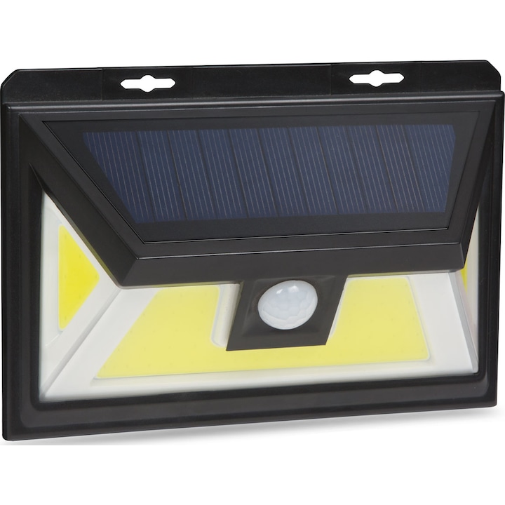 Lampa solara LED Phenom 55286, cu senzor de miscare, 5W, 300 lm, lumina alba rece, acumulator 1200 mAh 3.7V, IP65