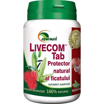 Livecom, 100 tablete, Ayurmed Livecom, 100 tablete, Ayurmed