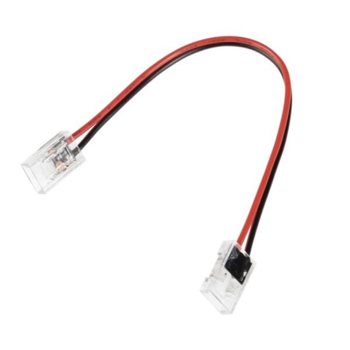 Conector dublu banda led COB 8mm, cu 15mm cablu