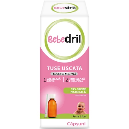 Sirop Bebedril tuse uscata Pierre Fabre Healthcare, 125 ml