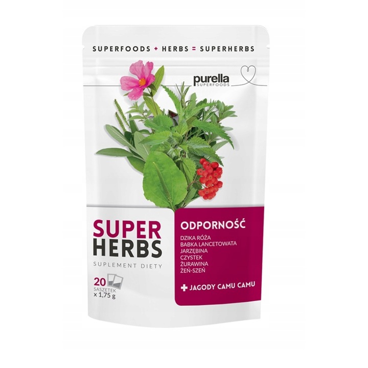 Билков чай Purella Superherbs 20 пакетчета 35гр