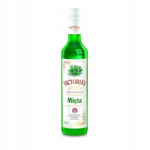 Sirop de menta Victoria's, ingredientul esential pentru a prepara un Mojito autentic, perfect si pentru limonade racoritoare sau ice tea, oferind un gust proaspat si intens, 490 ml
