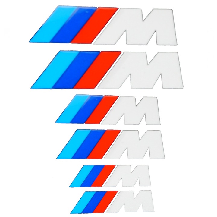 Комплект 6 М стикера за апарати BMW