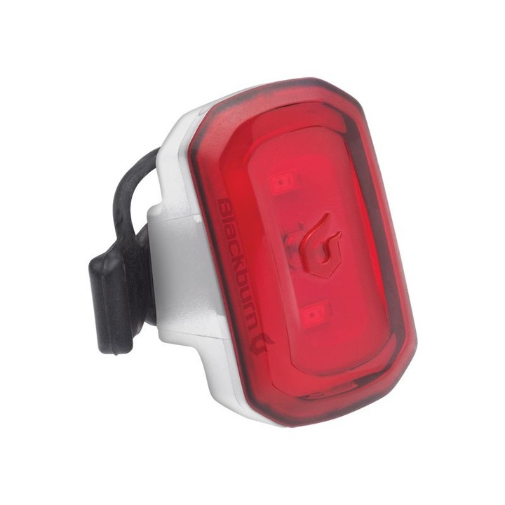 Kerékpár hátsó lámpa, Blackburn, 20 lumen, fehér/piros