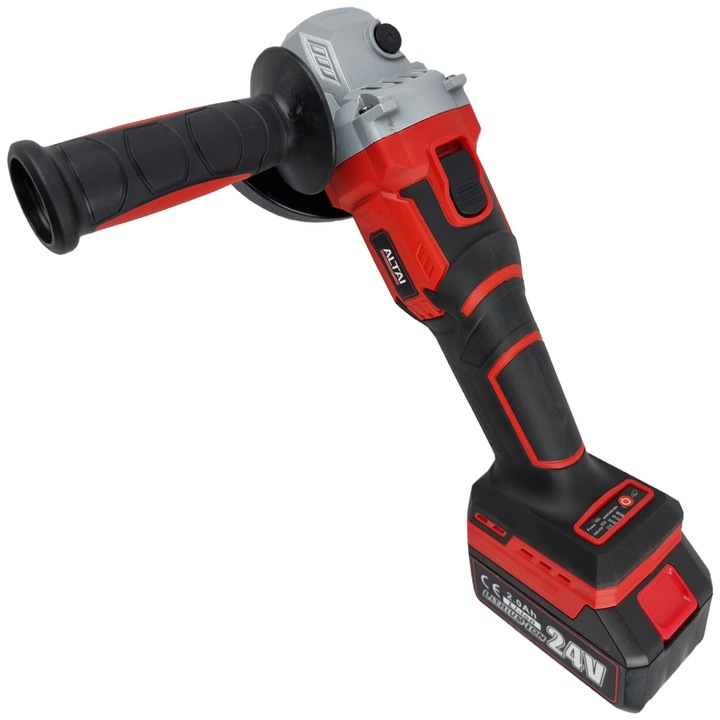 SPARTAN Sarokcsiszoló, akkumulátorral, 24V, 2 db akkuval, töltővel