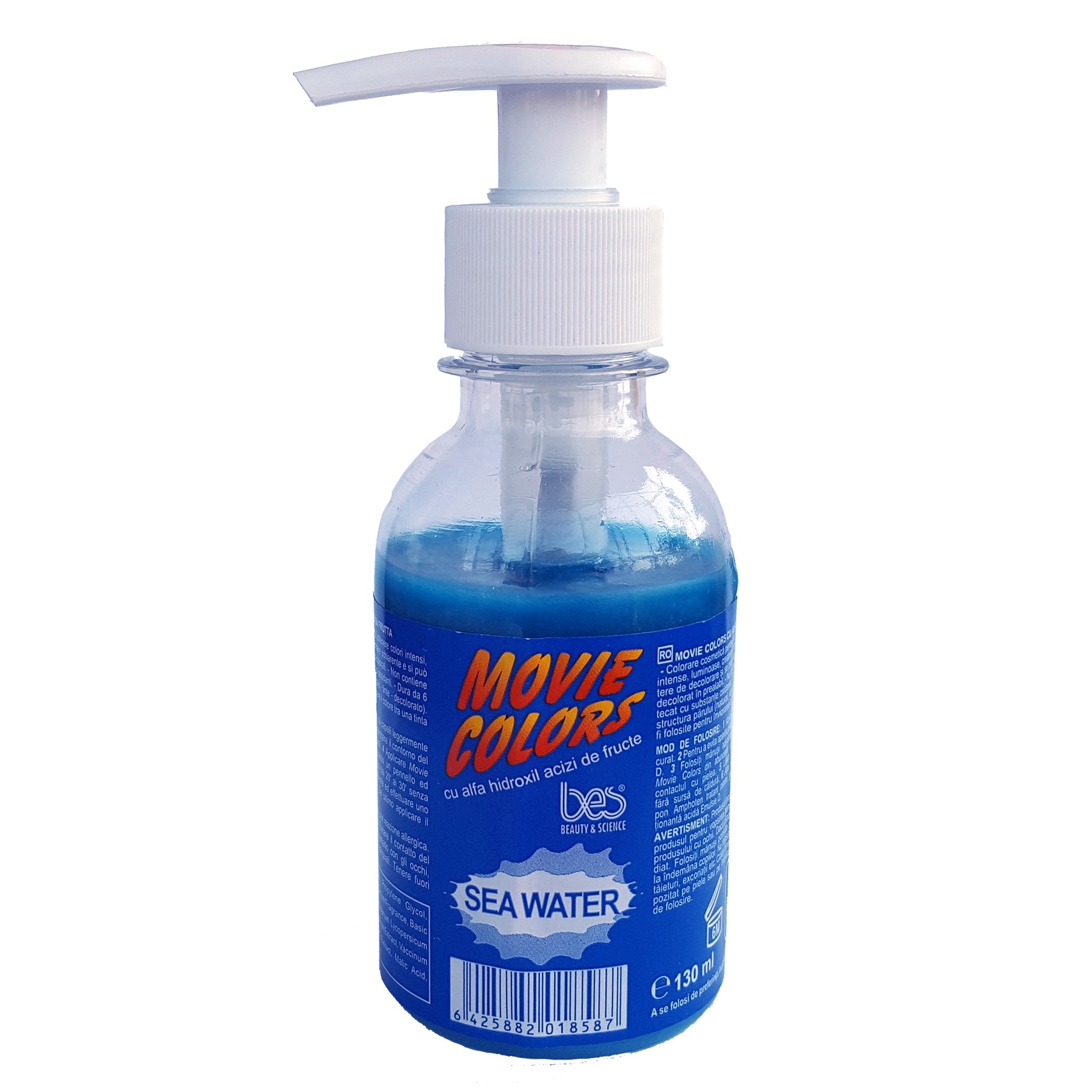 Vopsea Cosmetica „MOVIE COLORS” - Sea Water, 130 ml, Bes
