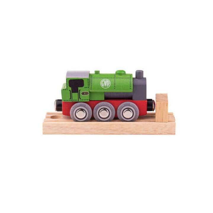 Bigjigs Mozdony GWR Saddle zöld BJT494