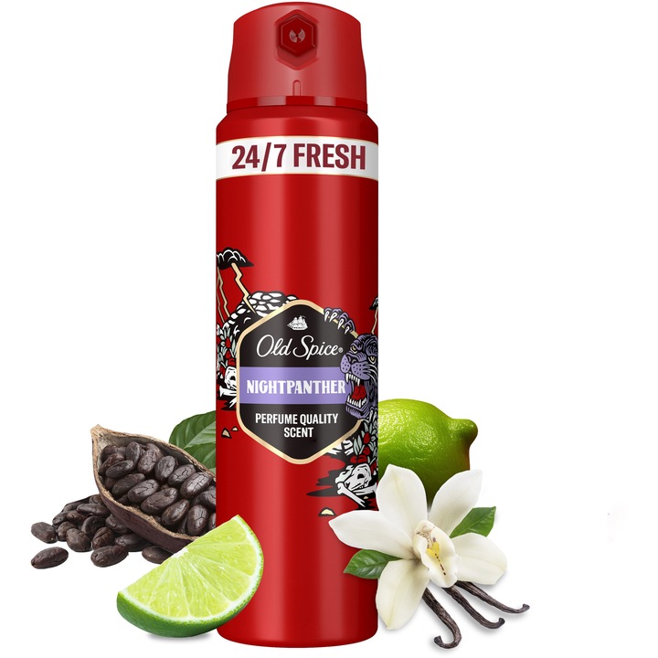 Deodorant spray Old Spice Night Panther, 150 ml