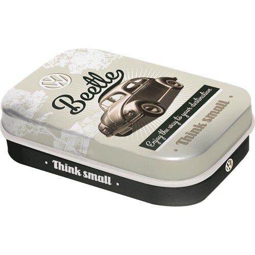 Cutie metalica cu bomboane - Volkswagen Beetle 6x4x1,6 cm