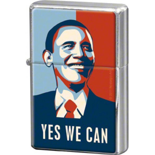 Bricheta metalica - Obama 4x6x1.6cm