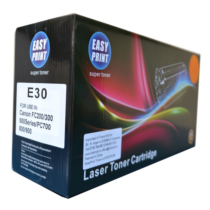 Toner EASY PRINT Negru, 2500 pag, compatibil E30