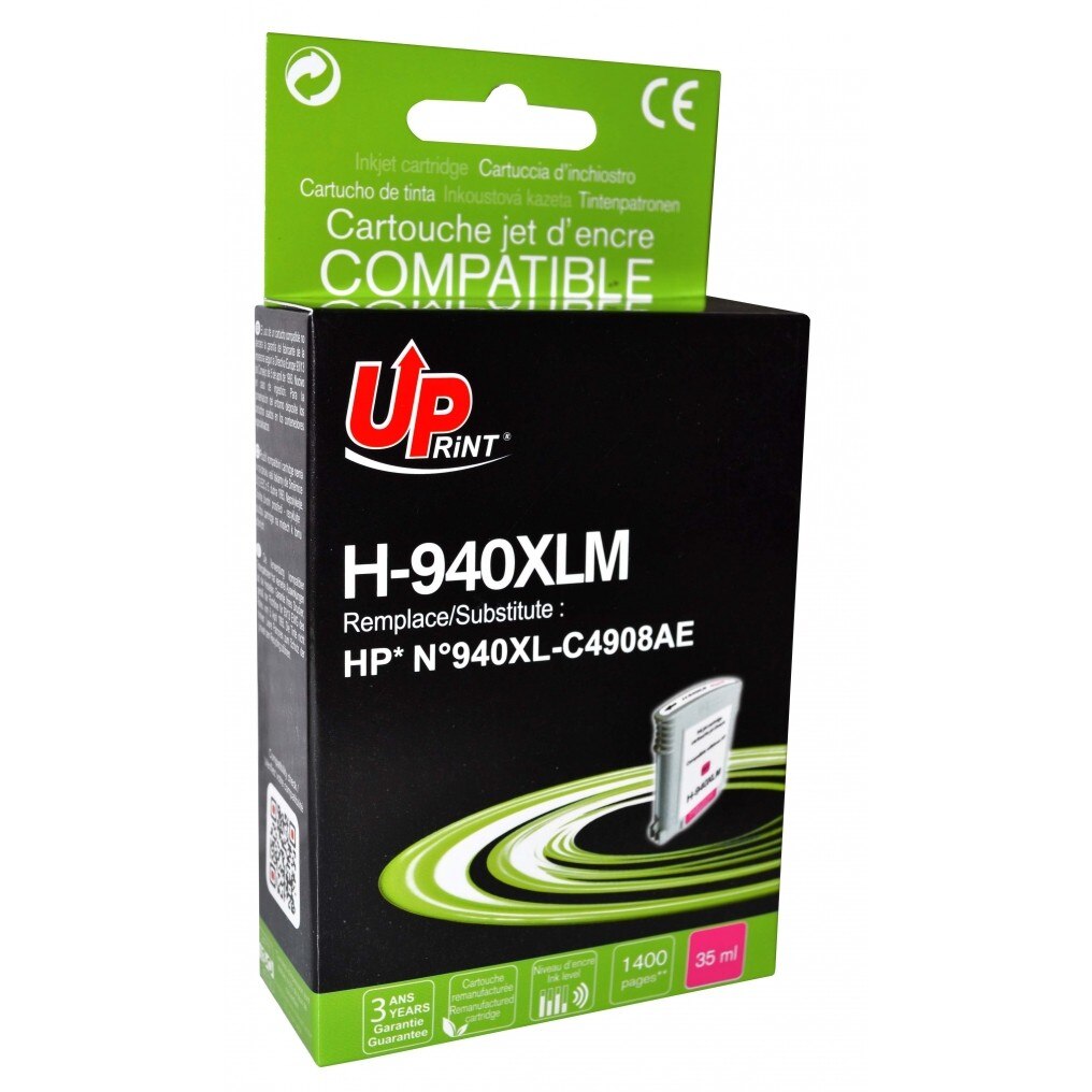 Cartus cerneala UPRINT HJ940XLMUP Magenta, 35 ml, compatibil C4908