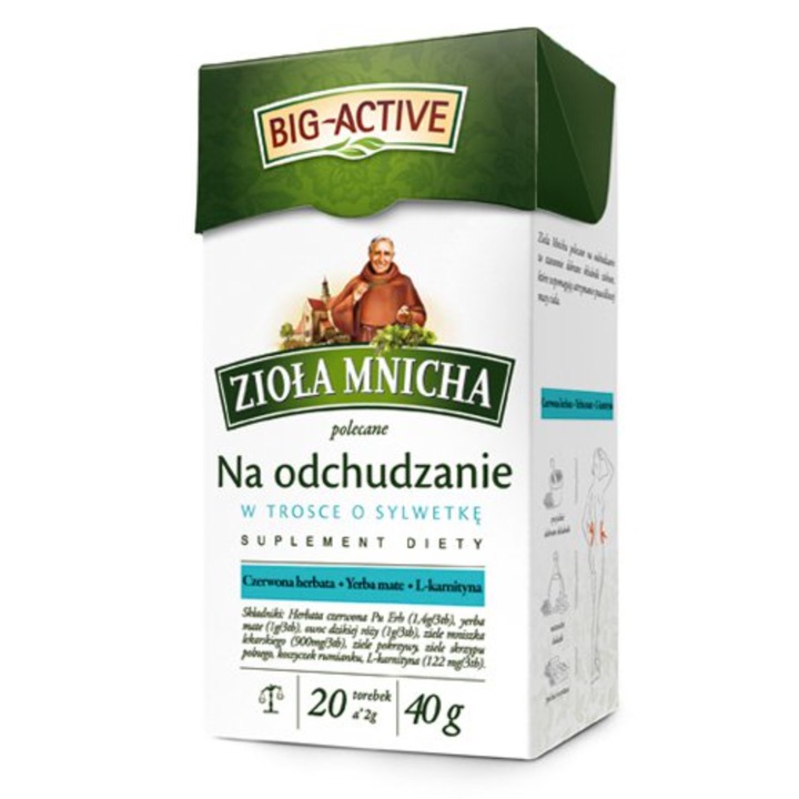 Чай за отслабване Big-Active 20 пакетчета 40гр