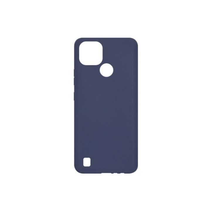 Szilikon tok Realme C21-hez, Rugalmas, Super Slim, Optim Protection Technology, Navy Blue