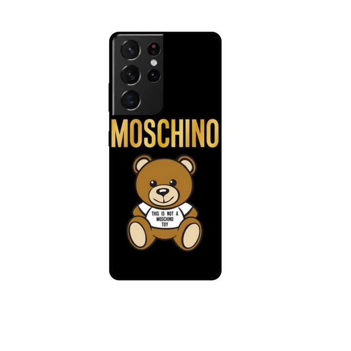 Husa Silicon Pentru Samsung Galaxy S21 Ultra, Moschino, Multicolor, Paramount