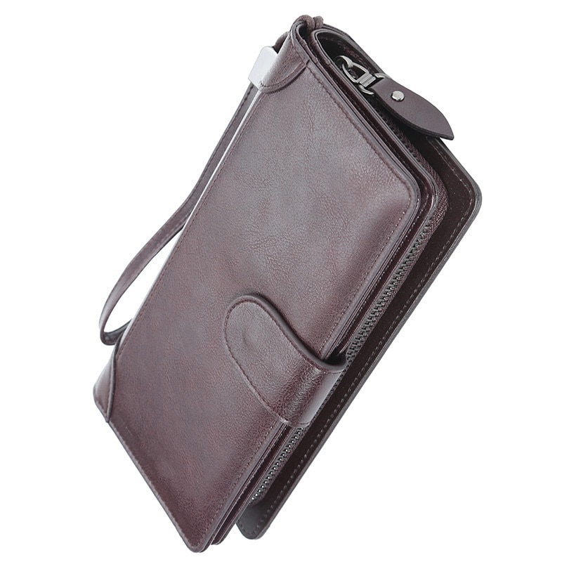 SASA✴︎ Portofel Unisex, AVAMSI, ZX-S6701-3, Cafeniu, 20x10.5x3.5 cm - eMAG.ro