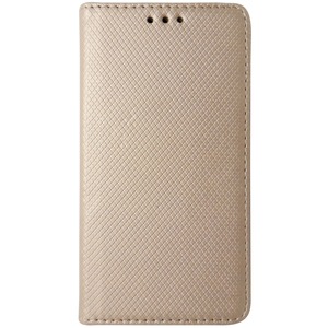 Husa piele universala telefon 5.5 - 5.7 Case Smart Magnet Aurie - eMAG.ro