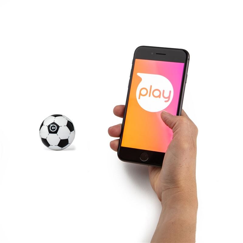Sphero Mini blanc : Balle robotique commandée par application, jouet d' apprentissage STIM et de codage, 8 ans et plus