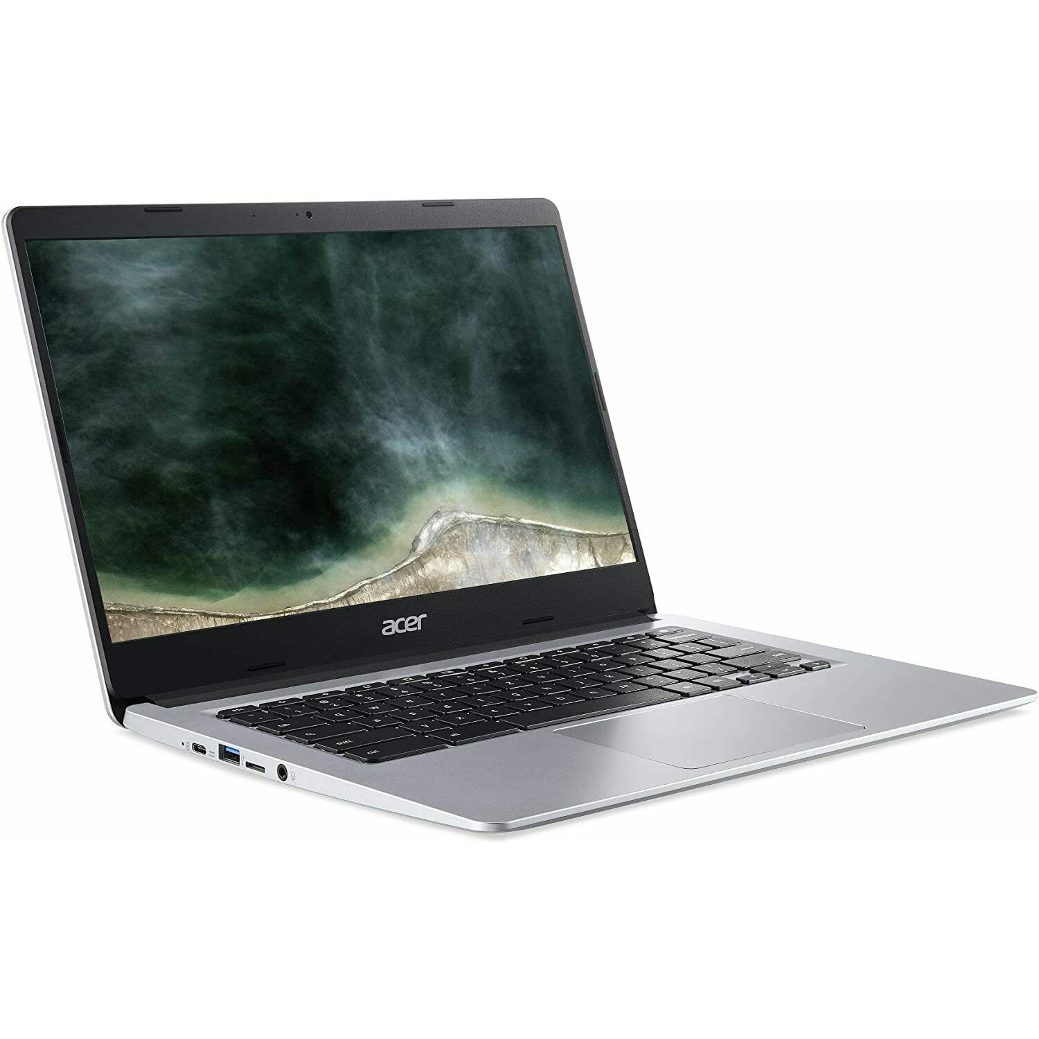 alignment media Prefix Laptop ultraportabil Acer Chromebook 314 CB314-1HT cu procesor Intel  Celeron N4020, 14", Full HD, 64GB, 4GB, Intel UHD Graphics 600, Chrome OS,  Tastatura Germana, Silver - eMAG.ro