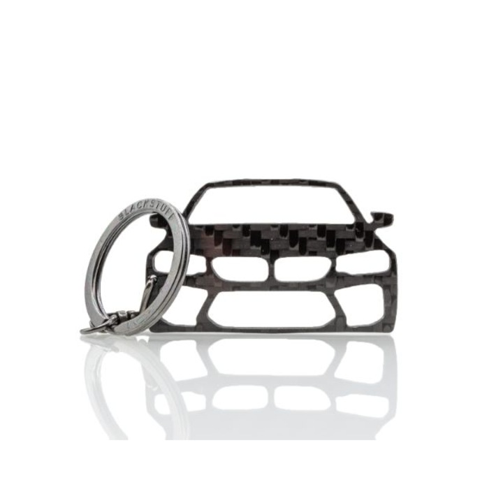 Karbonszálas (genuine carbon fiber) kulcstartó, modell: M5 F90 G30 G31 2016