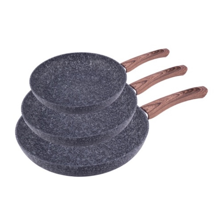 Комплект тигани Kamille KM-4169, 3 части, Ø 20, 24, 28 см